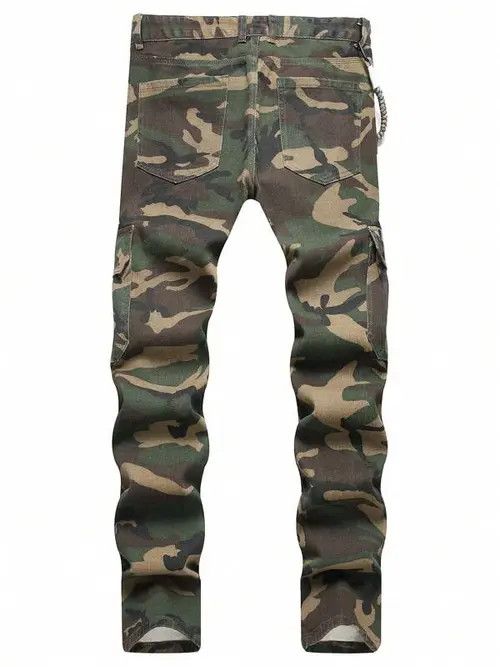 Jean Skinny stacked CARGO military slim jeans Size US 30 / EU 46 - 3 Thumbnail
