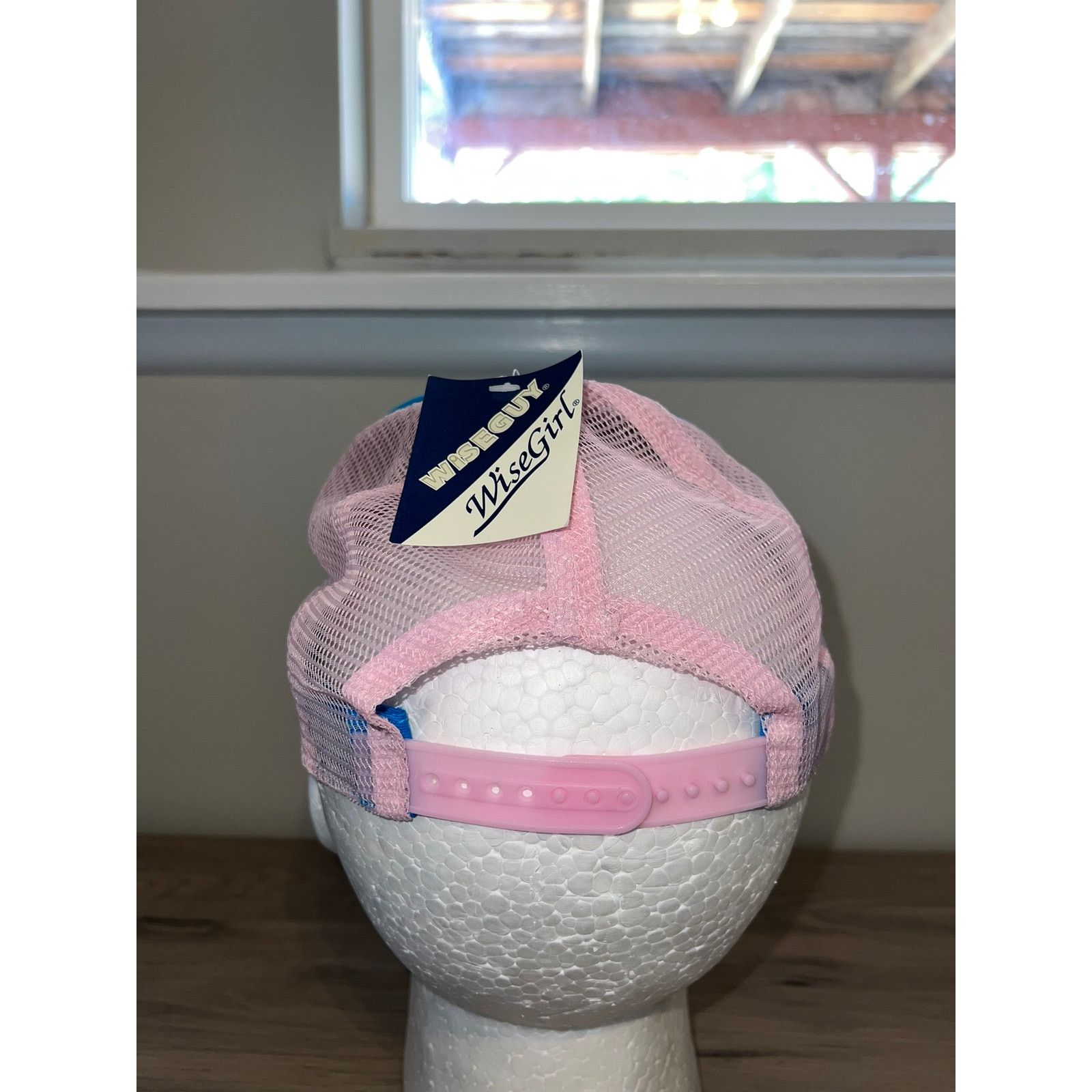 Vintage Y2K Von Sexy Blue Pink Trucker Hat Headwear Designer 2000s Size ONE SIZE - 4 Thumbnail