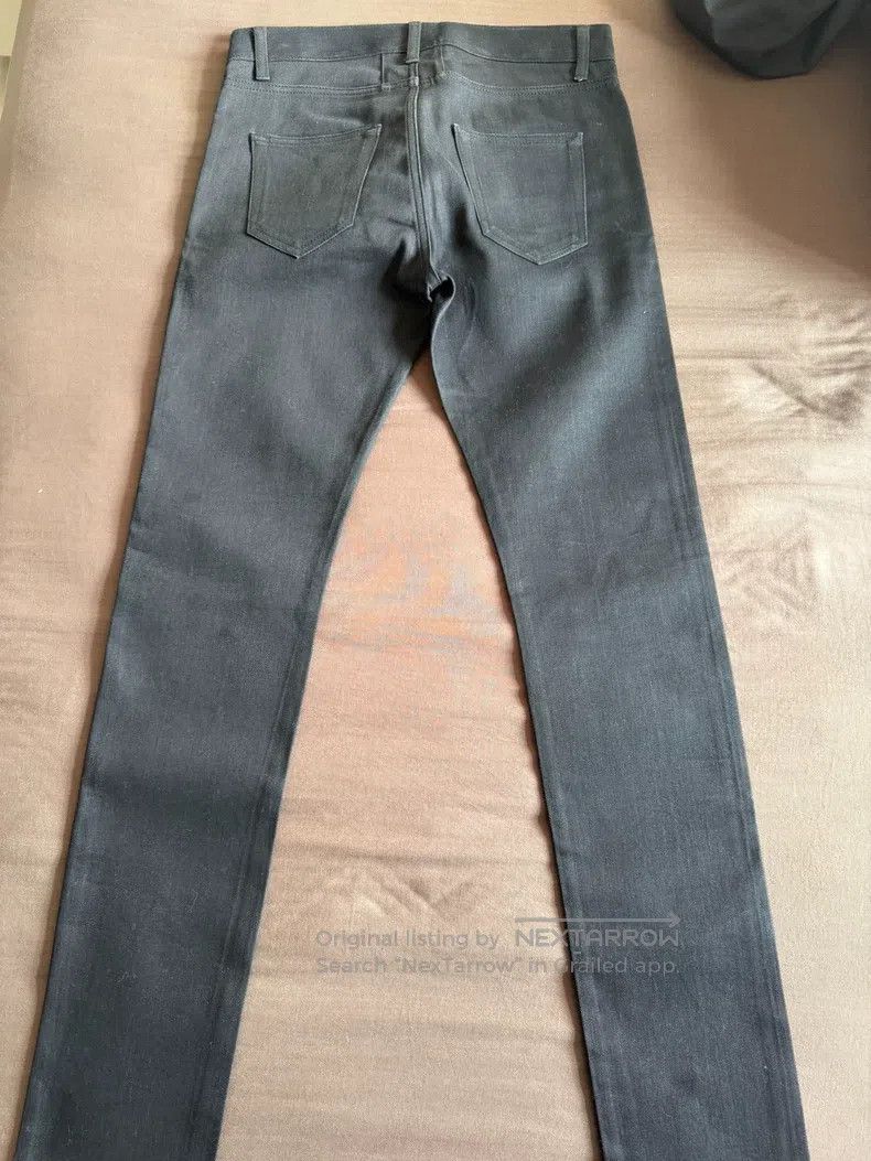 Saint Laurent Paris Saint Laurent Paris Black One-Blade Cut Denim Pants Size US 30 / EU 46 - 5 Thumbnail