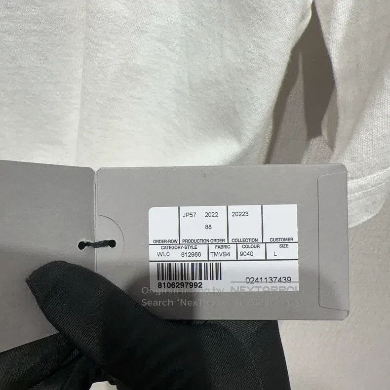 Balenciaga Balenciaga Cursive signature logo white short-sleeve Size US L / EU 52-54 / 3 - 7 Thumbnail