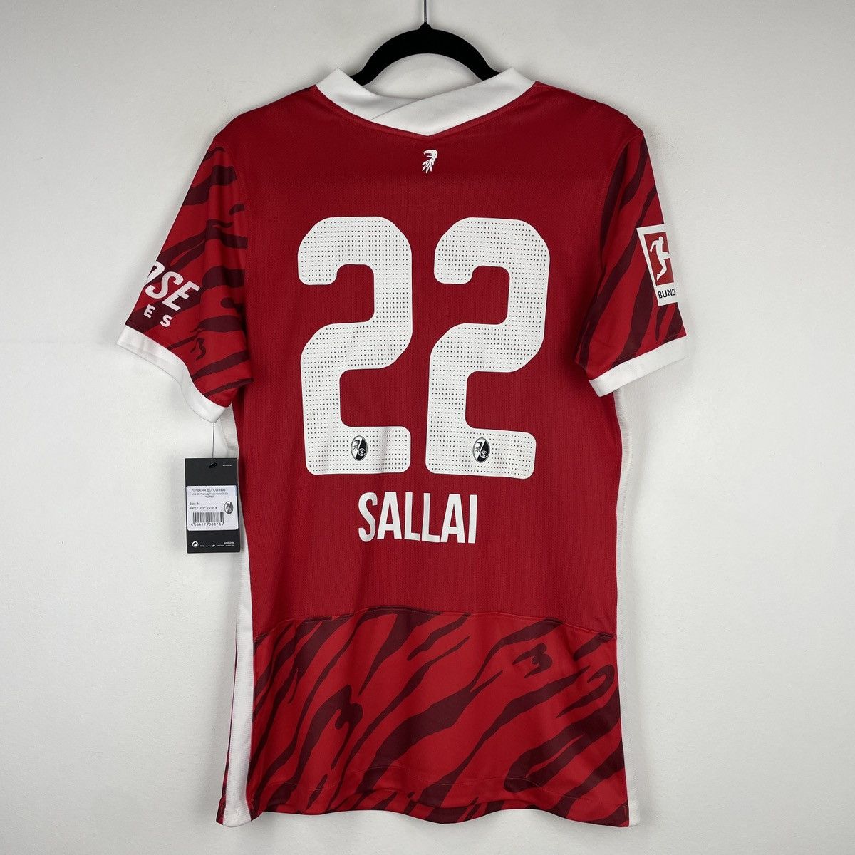 Nike SC Freiburg Roland Sallai Home Jersey Nike Shirt 2021/2022 Size US M / EU 48-50 / 2 - 1 Thumbnail