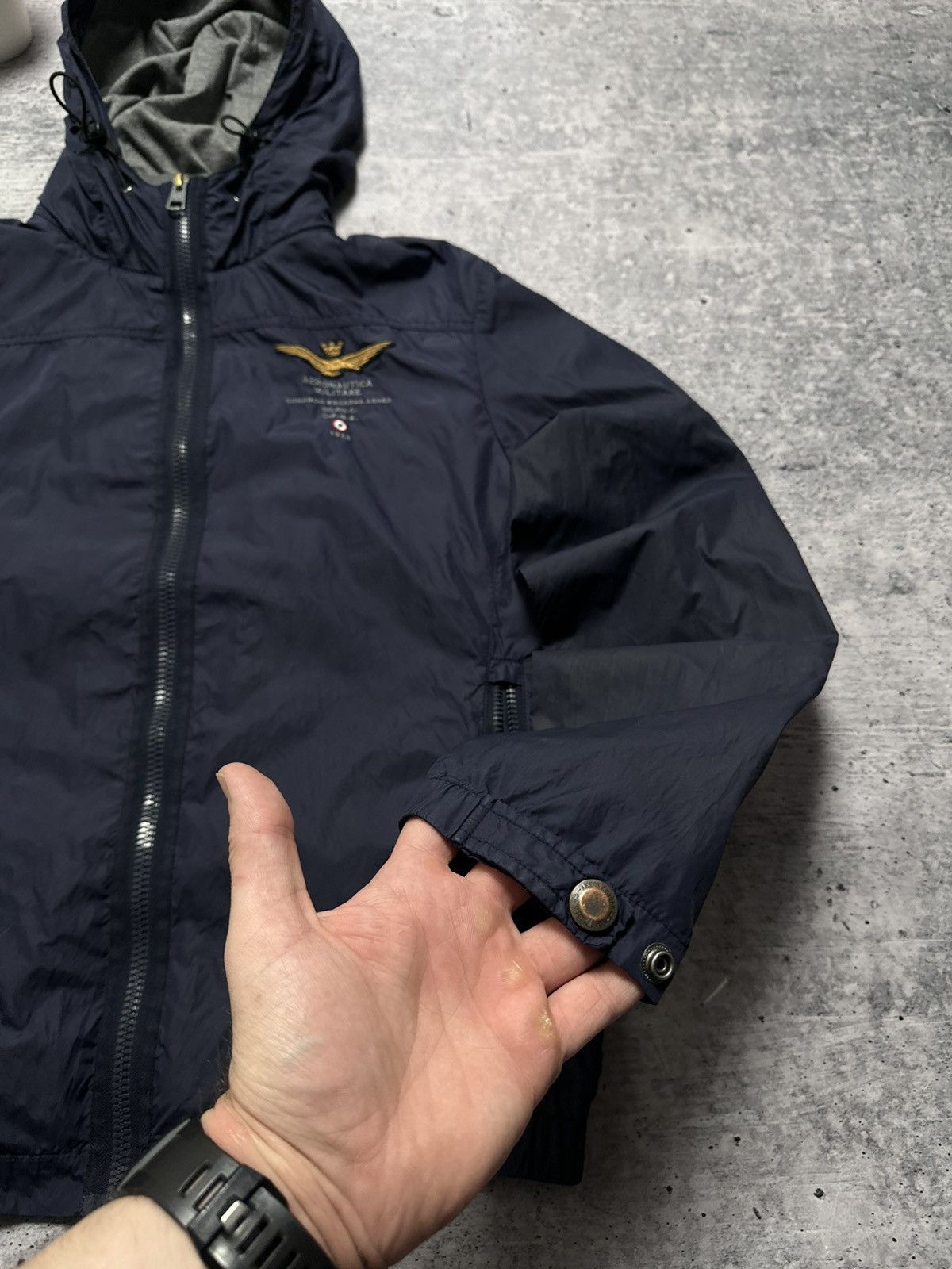 Aeronautica Militare AERONAUTICA MILITARE Pilot Nylon Windbreaker Y2K Army Jacket Size US M / EU 48-50 / 2 - 3 Thumbnail