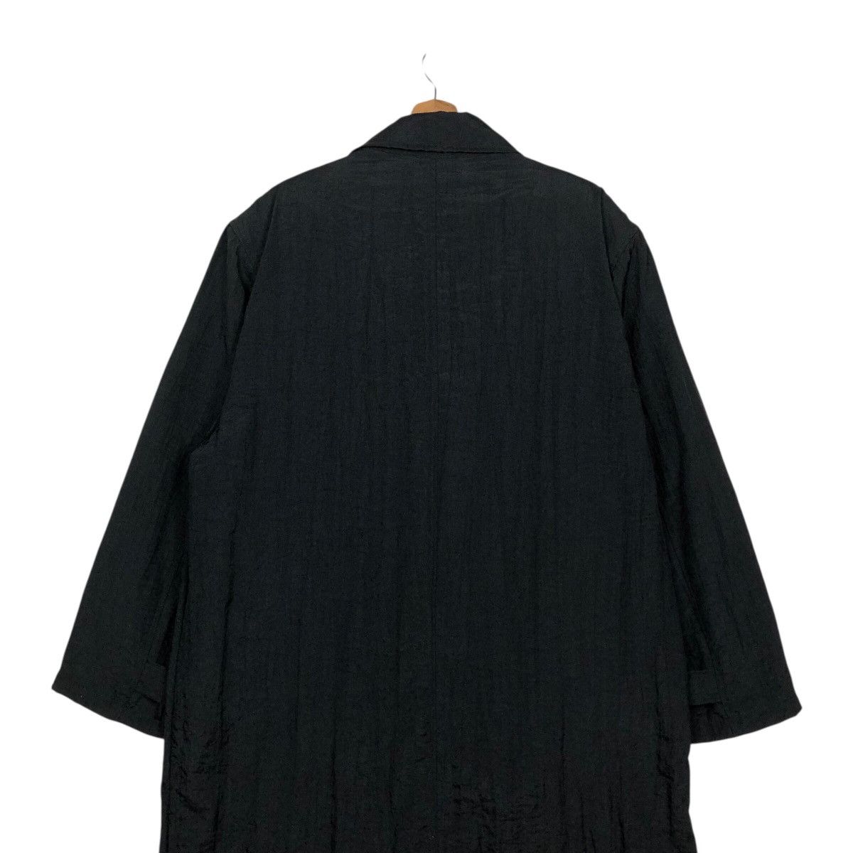 Japanese Brand 📌Rich Black Vintage Long Jacket Studio/495 Issey Miyake Size US M / EU 48-50 / 2 - 11 Thumbnail