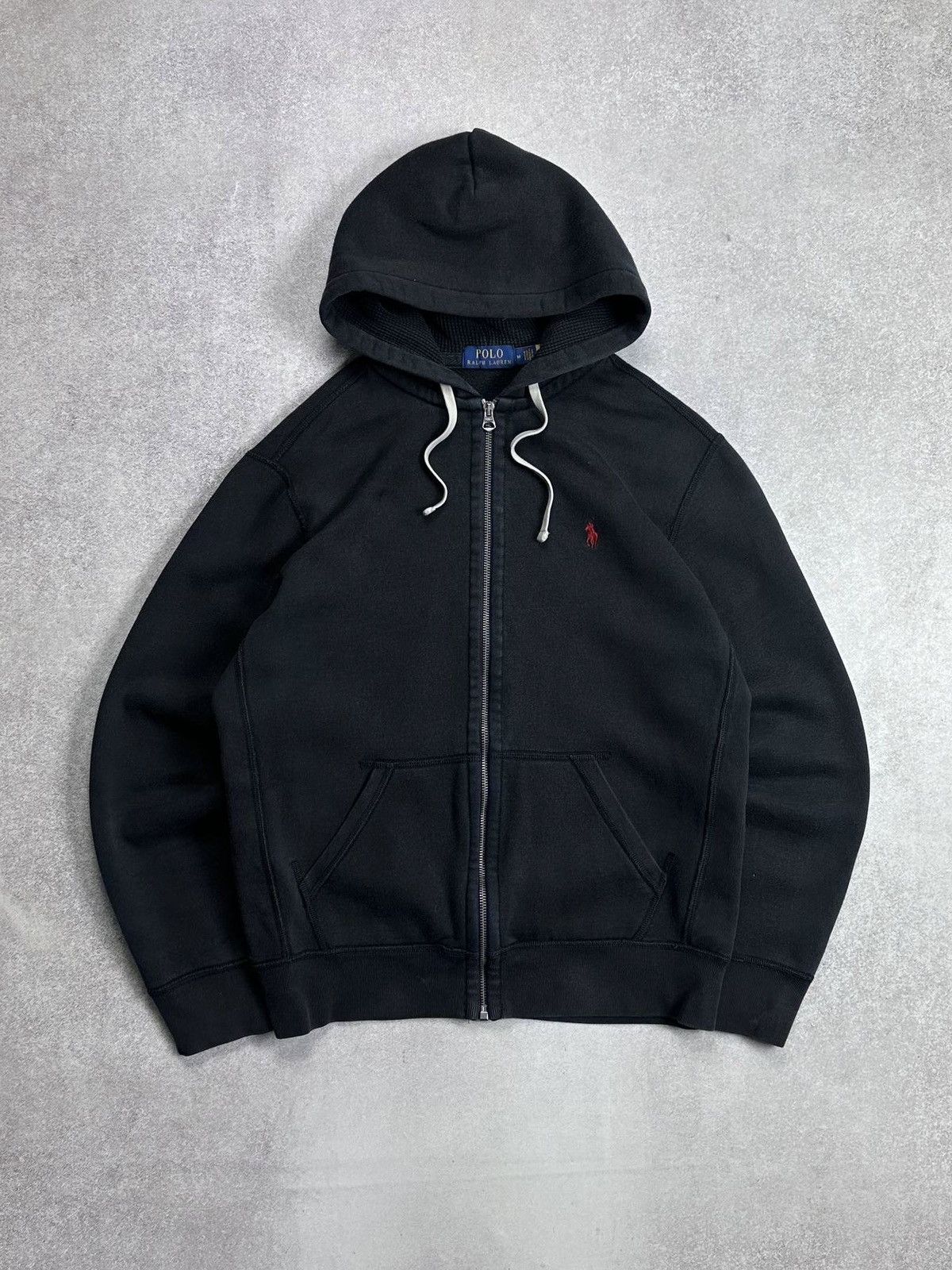 Polo Ralph Lauren Polo Ralph Lauren Sip Hoodie Black Cotton Polo Hoodie M size Size US M / EU 48-50 / 2 - 1 Thumbnail