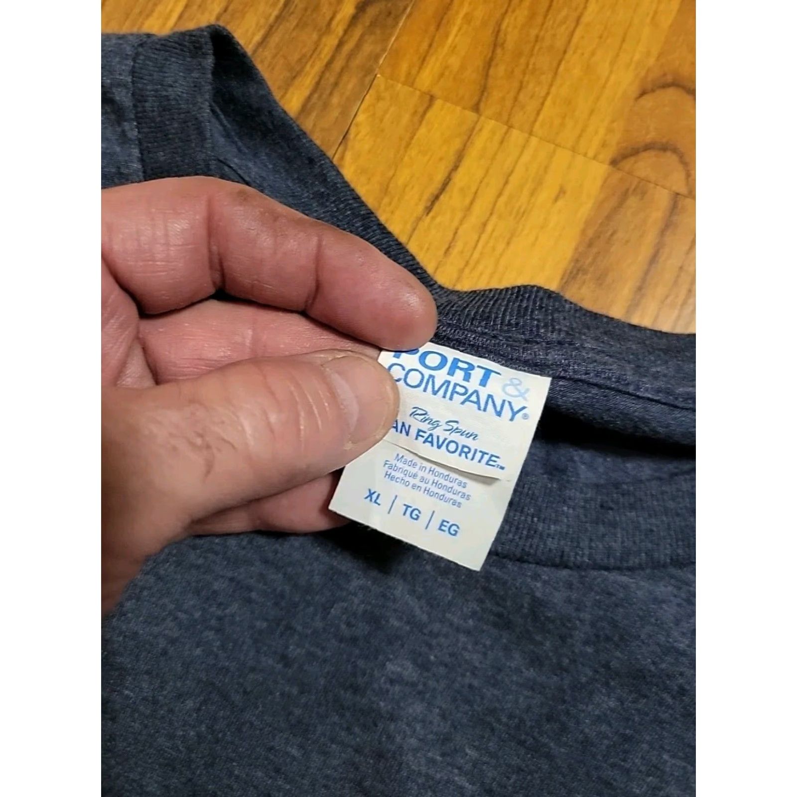 Port & Company VINTAGE Port & Company Shirt XL Men Blue Pickleball? Size US XL / EU 56 / 4 - 3 Thumbnail