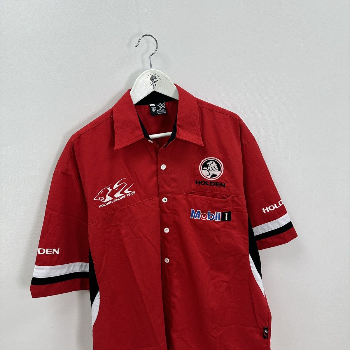 Vintage Vintage 90s Holden Racing Team Mobil 1 Formula one shirt y2k Size US XXL / EU 58 / 5 - 4 Thumbnail