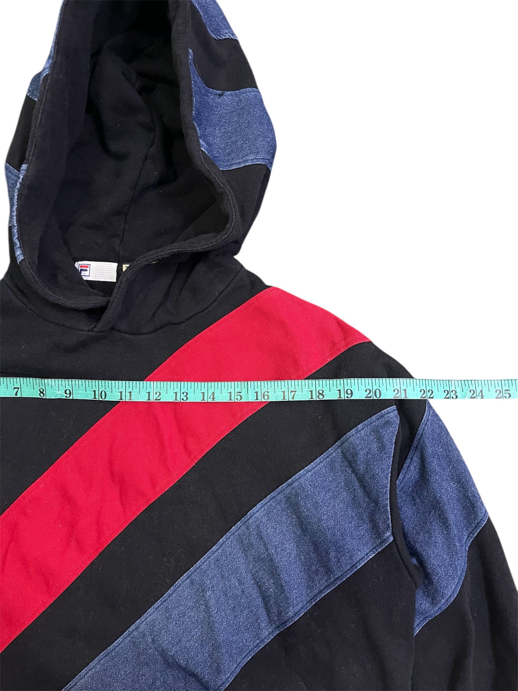Frapbois Fila x Frapbois (Issey Miyake) Pullover Hoodie Red Blue Size US S / EU 44-46 / 1 - 15 Thumbnail
