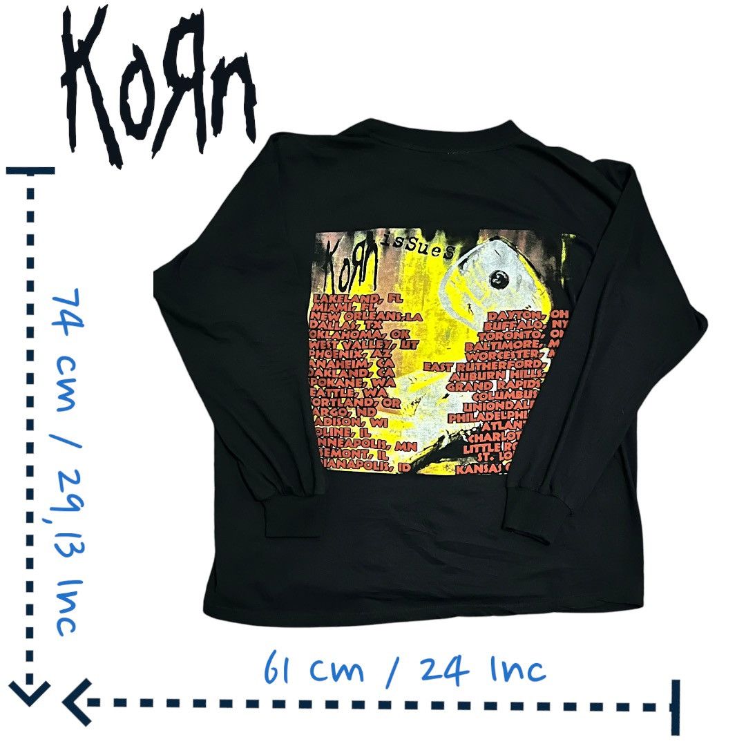Band Tees Korn Issues Tour 00s Size US XL / EU 56 / 4 - 2 Thumbnail