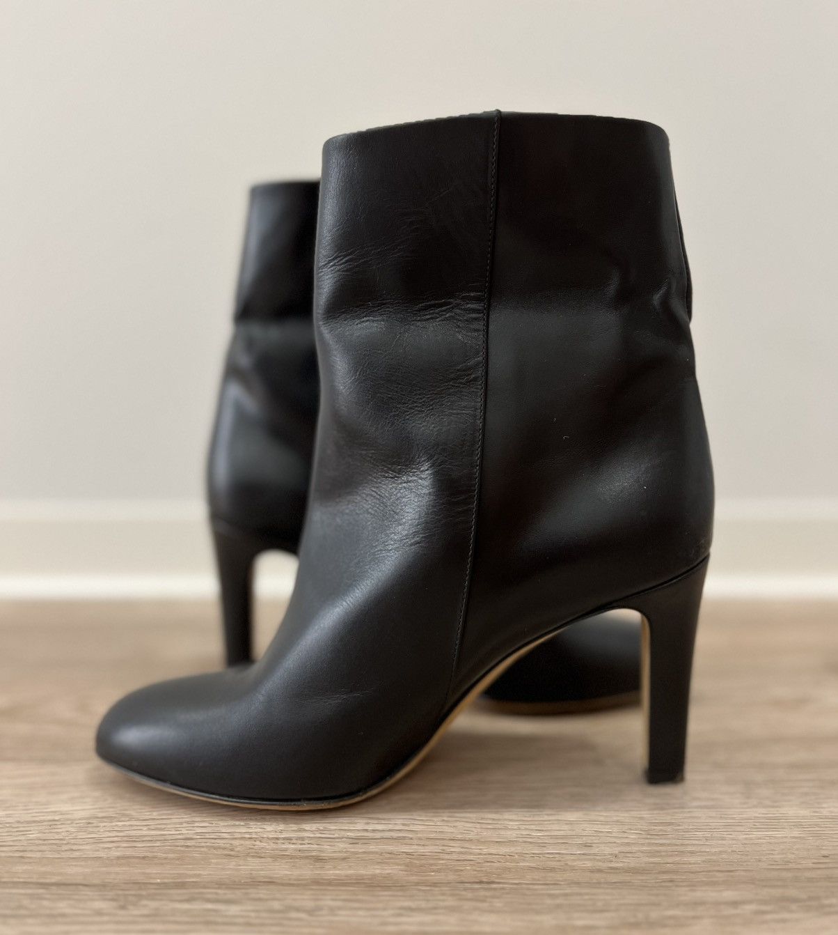 Bally Bally Switzerland Black Leather Ankle Heels Boots Size US 8 / IT 38 - 10 Thumbnail