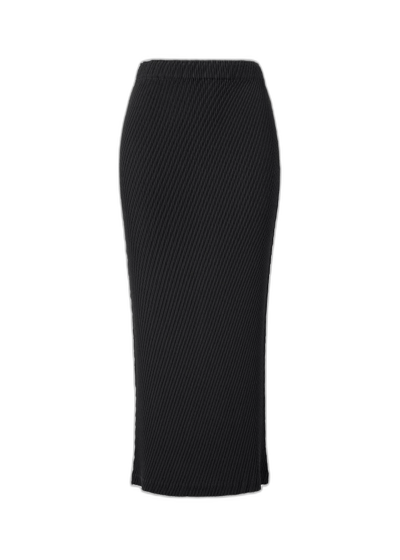 Issey Miyake Issey Miyake Black Fish Scale Skirt Size 23" - 1 Thumbnail