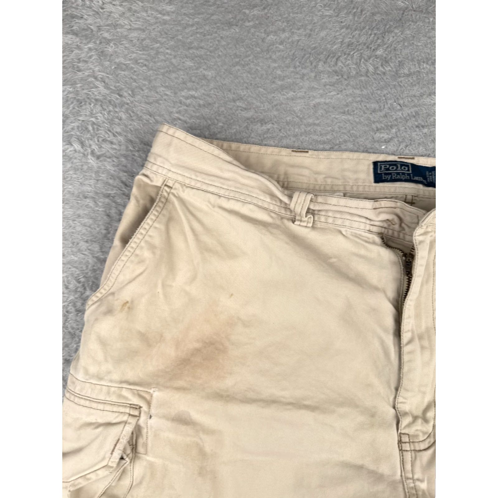Polo Ralph Lauren Polo Ralph Lauren Shorts Men 38 Beige Cargo 100% Cotton Twill Hiking 38x10 READ Size US M / EU 48-50 / 2 - 4 Thumbnail