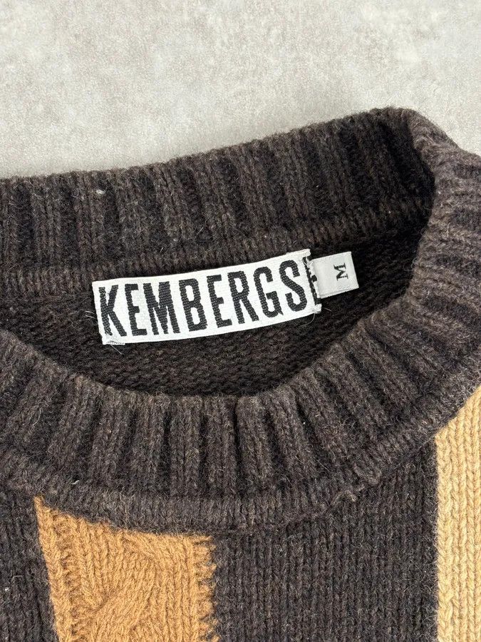 Dirk Bikkembergs Dirk Bikkembergs Camel & Brown Wool Sweater Size US M / EU 48-50 / 2 - 7 Thumbnail