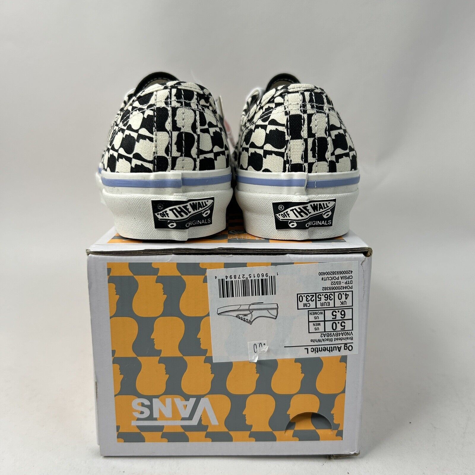 Vans Vans Vault x Brain Dead Authentic LX “Checkerboard” 2024 Size US 6.5 / IT 36.5 - 4 Thumbnail