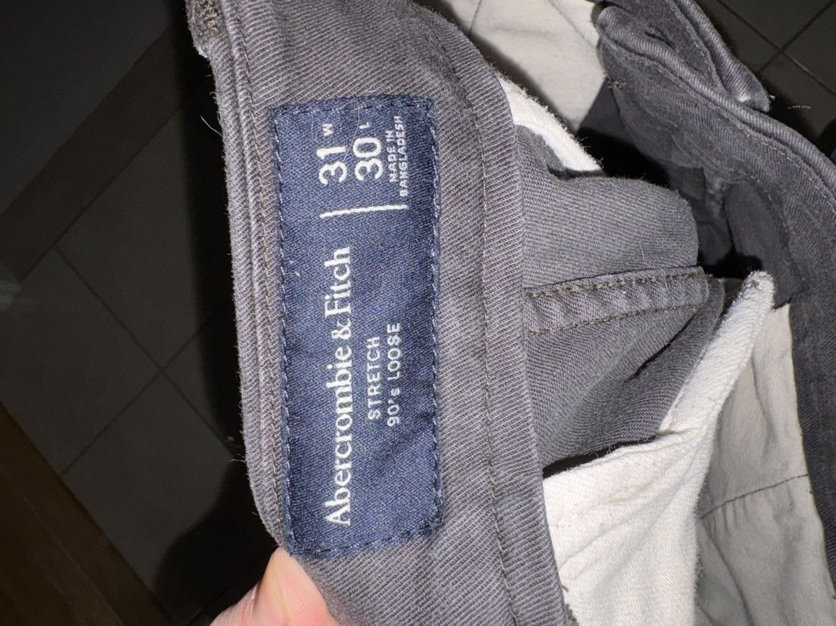 Abercrombie & Fitch Abercrombie grey straight leg chinos Size US 31 - 3 Thumbnail