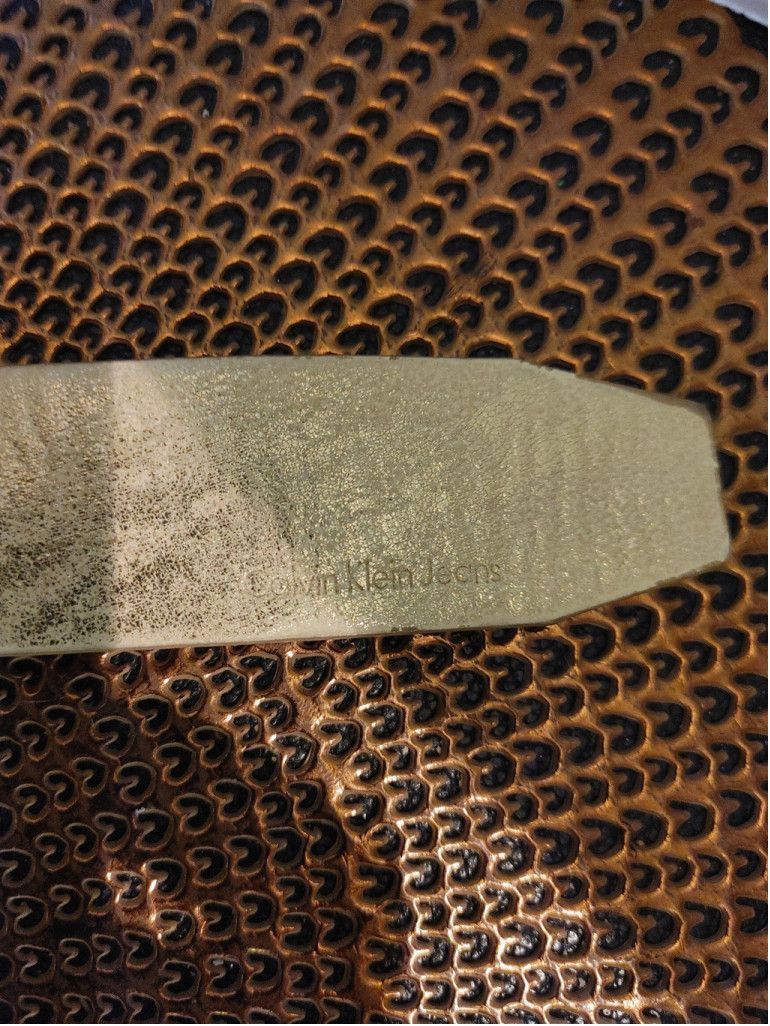 Calvin Klein Calvin Klein Metallic Gold Belt Size Small Size ONE SIZE - 6 Thumbnail