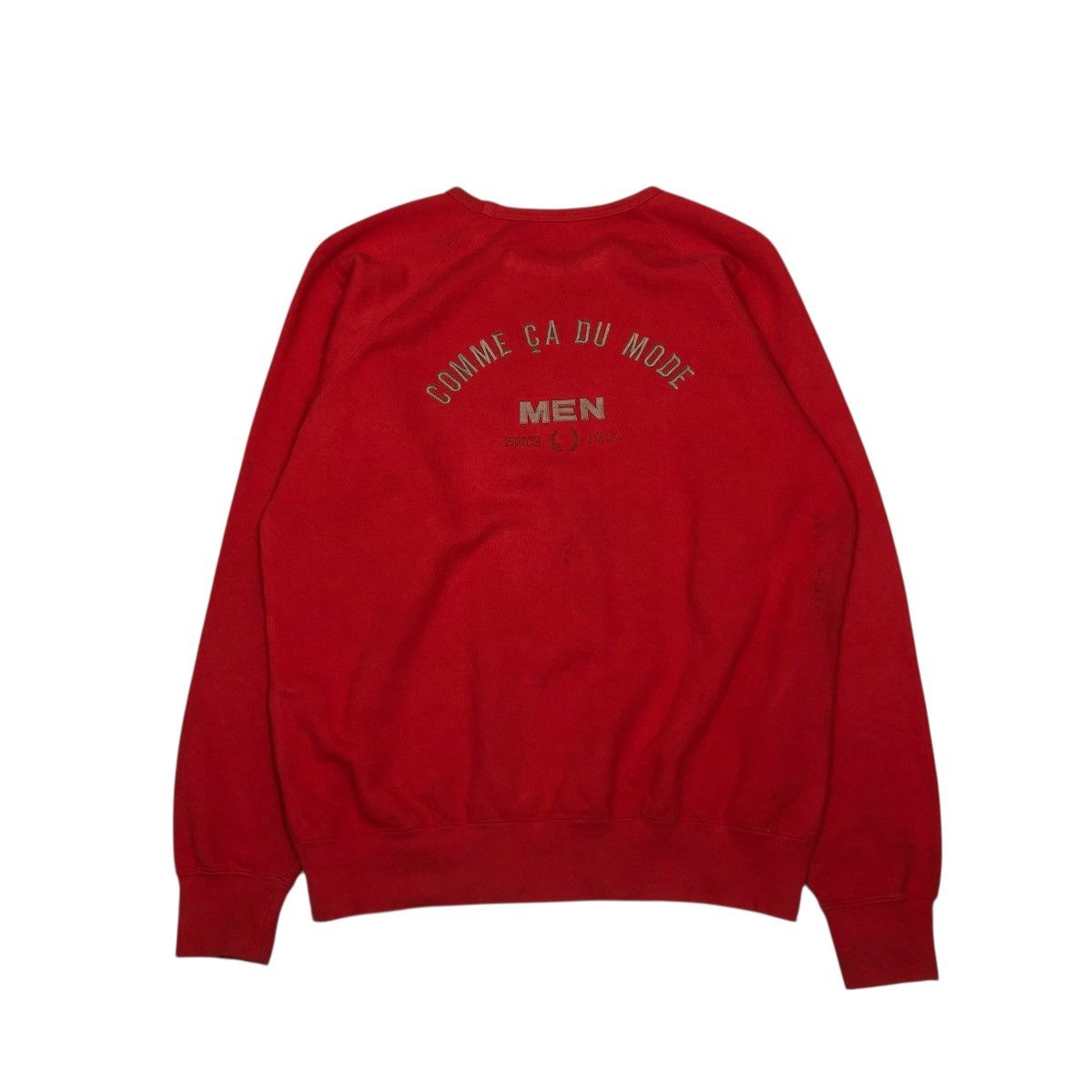Japanese Brand 🔥VINTAGE SWEATSHIRT COMME CA DU MODE BIG LOGO ISSEY MIYAKE Size US M / EU 48-50 / 2 - 2 Thumbnail