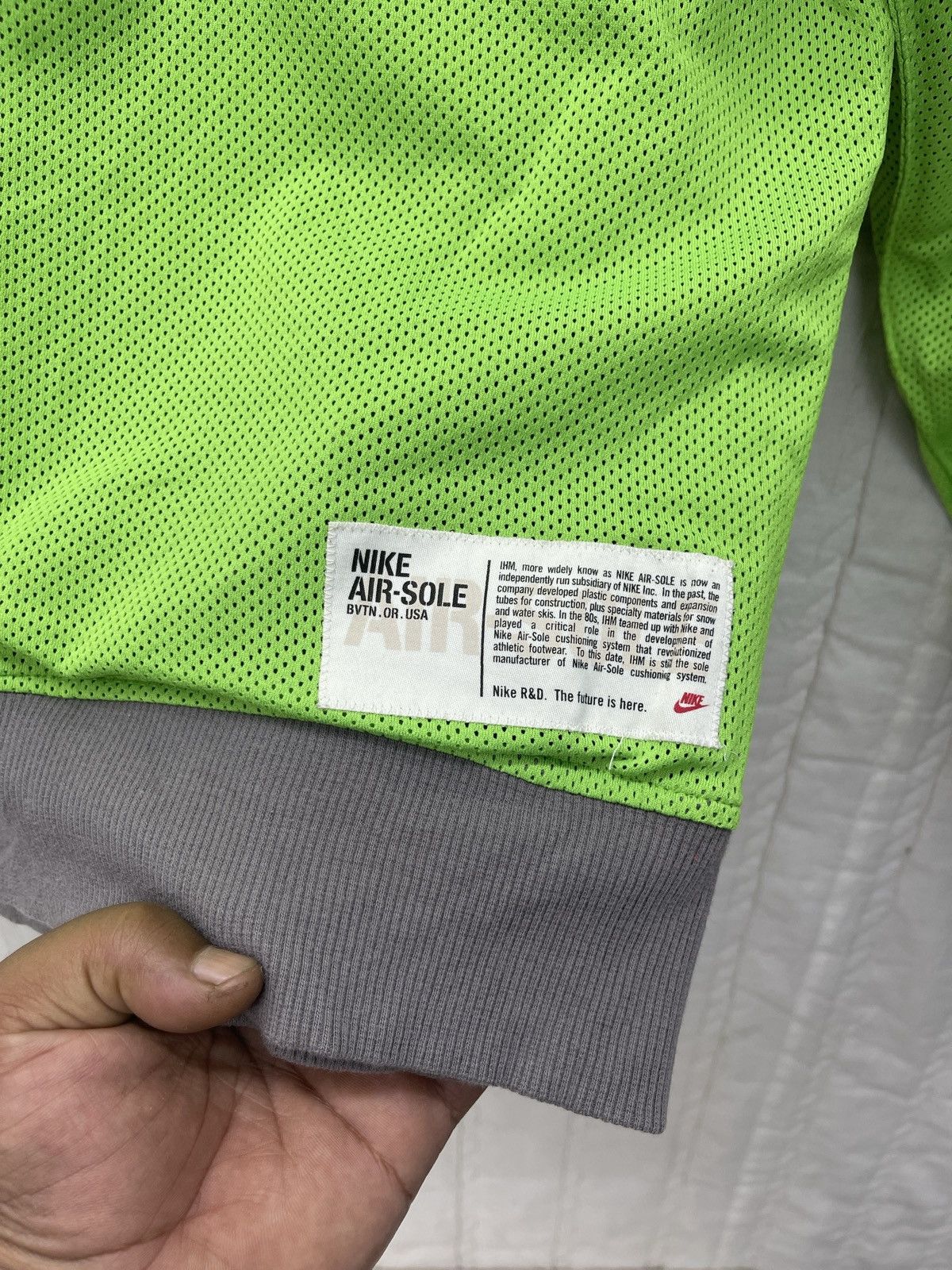 Japanese Brand × Nike RARE🔥NIKE AIR SOLE REVERSIBLE SWEATSHIRT Size US M / EU 48-50 / 2 - 11 Thumbnail