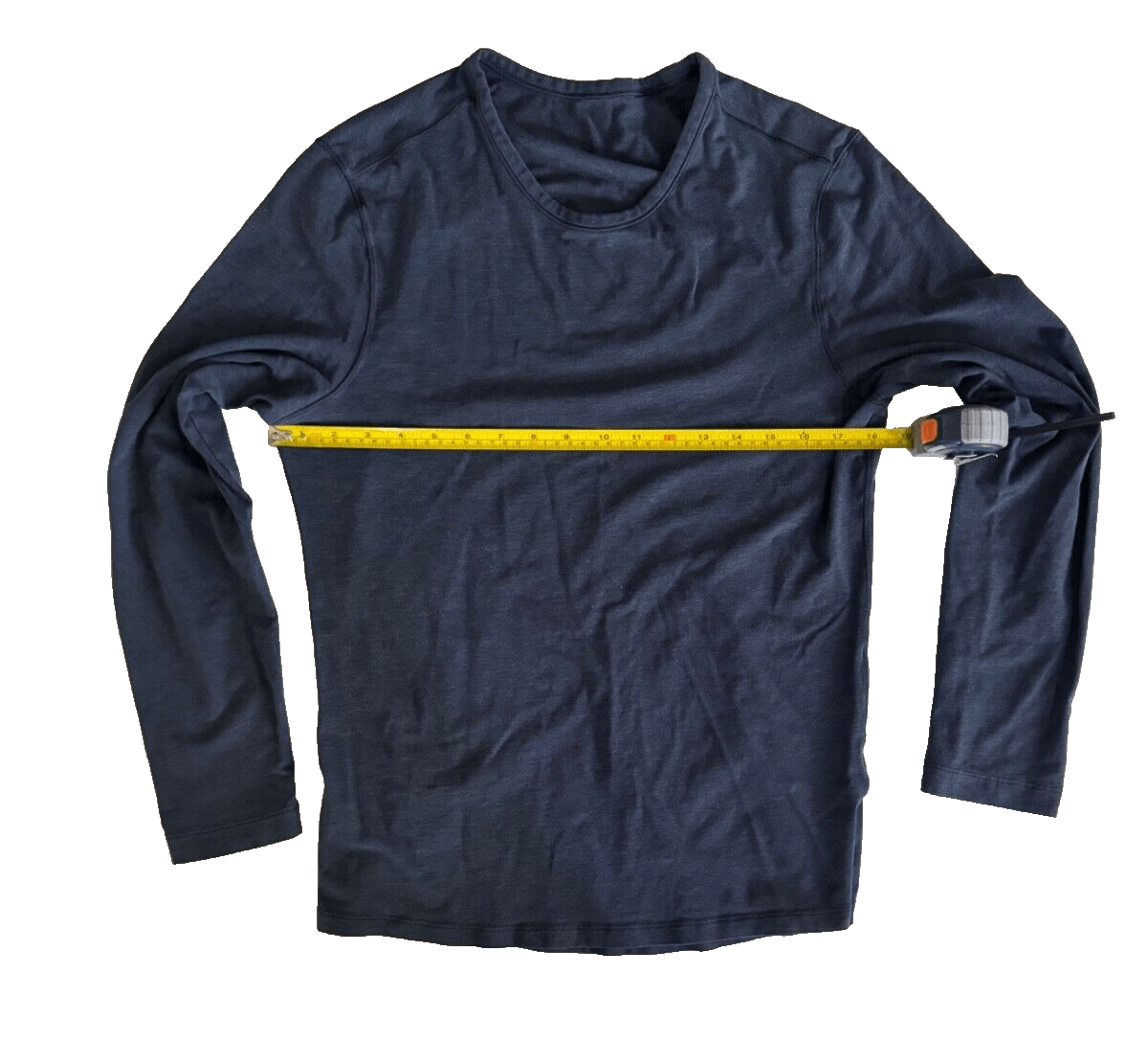 Lululemon Lululemon Mens S Crew Neck Blue Pullover Long Sleeves Shirt Size US S / EU 44-46 / 1 - 2 Thumbnail