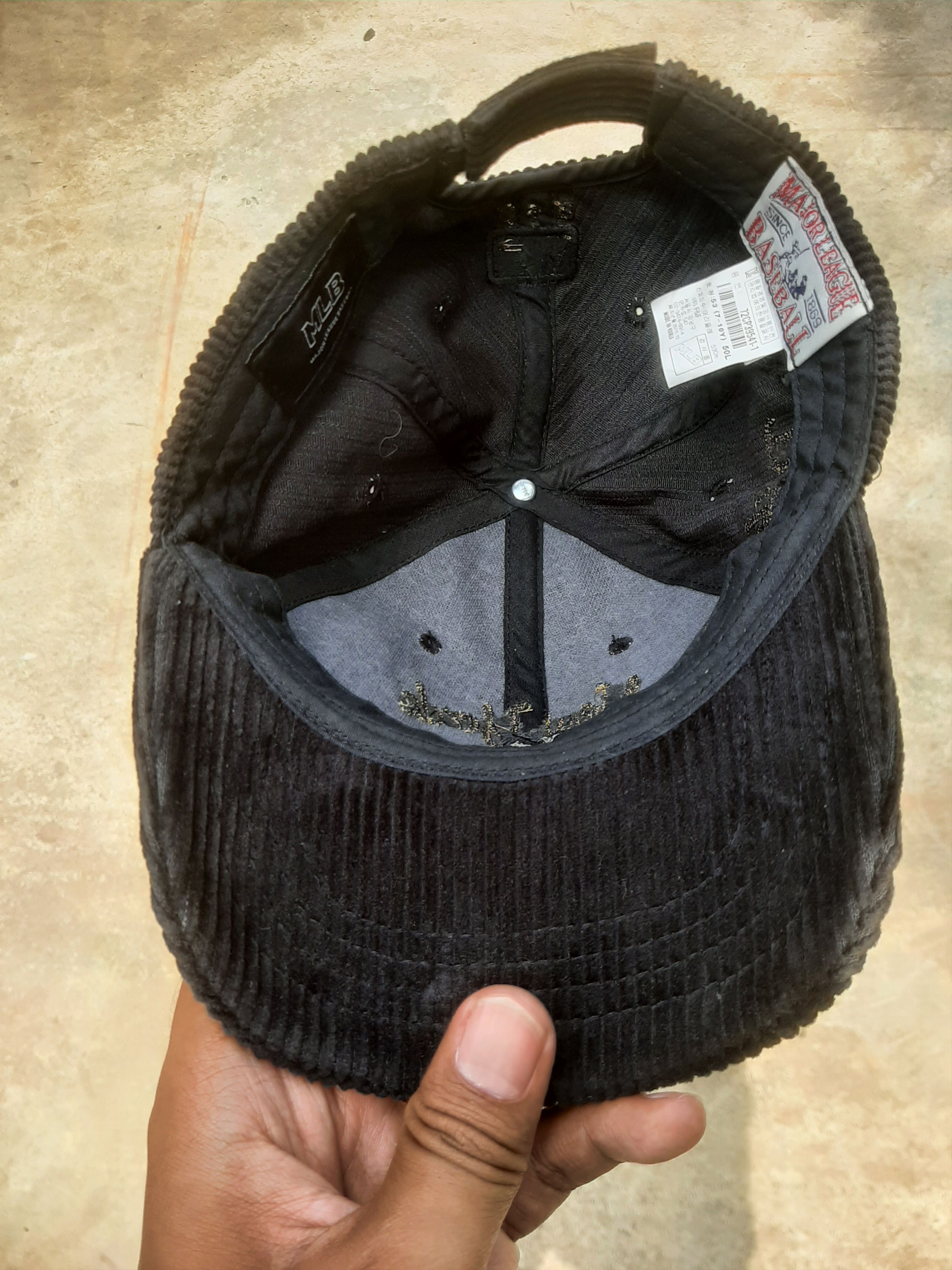 New York Yankees Vintage Very Rare Yankees Corduroy Bark In The Park Hats Size 26 - 4 Thumbnail