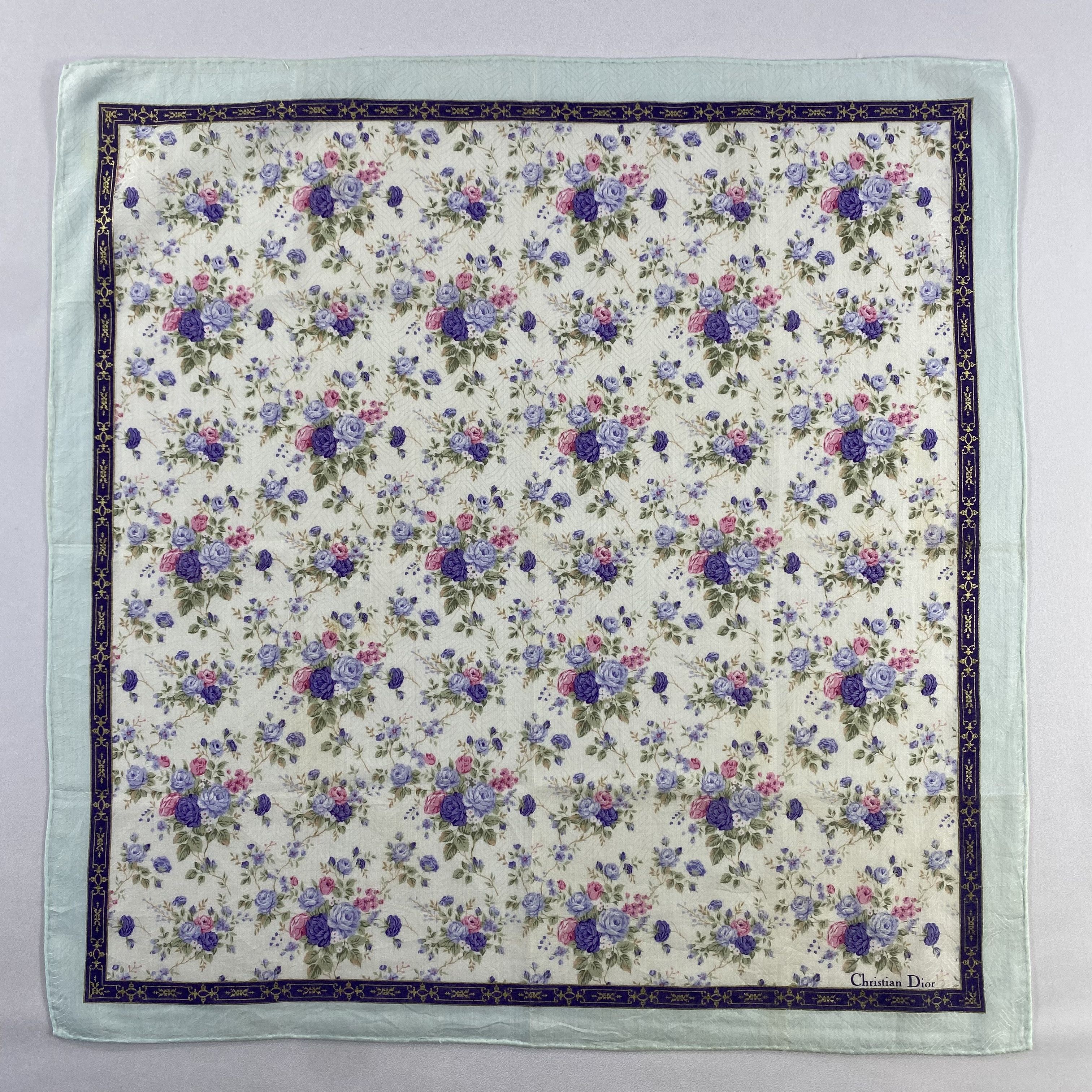 Vintage Christian Dior Monsieur Handkerchief / Neckerchief-P1489 Size ONE SIZE - 1 Thumbnail