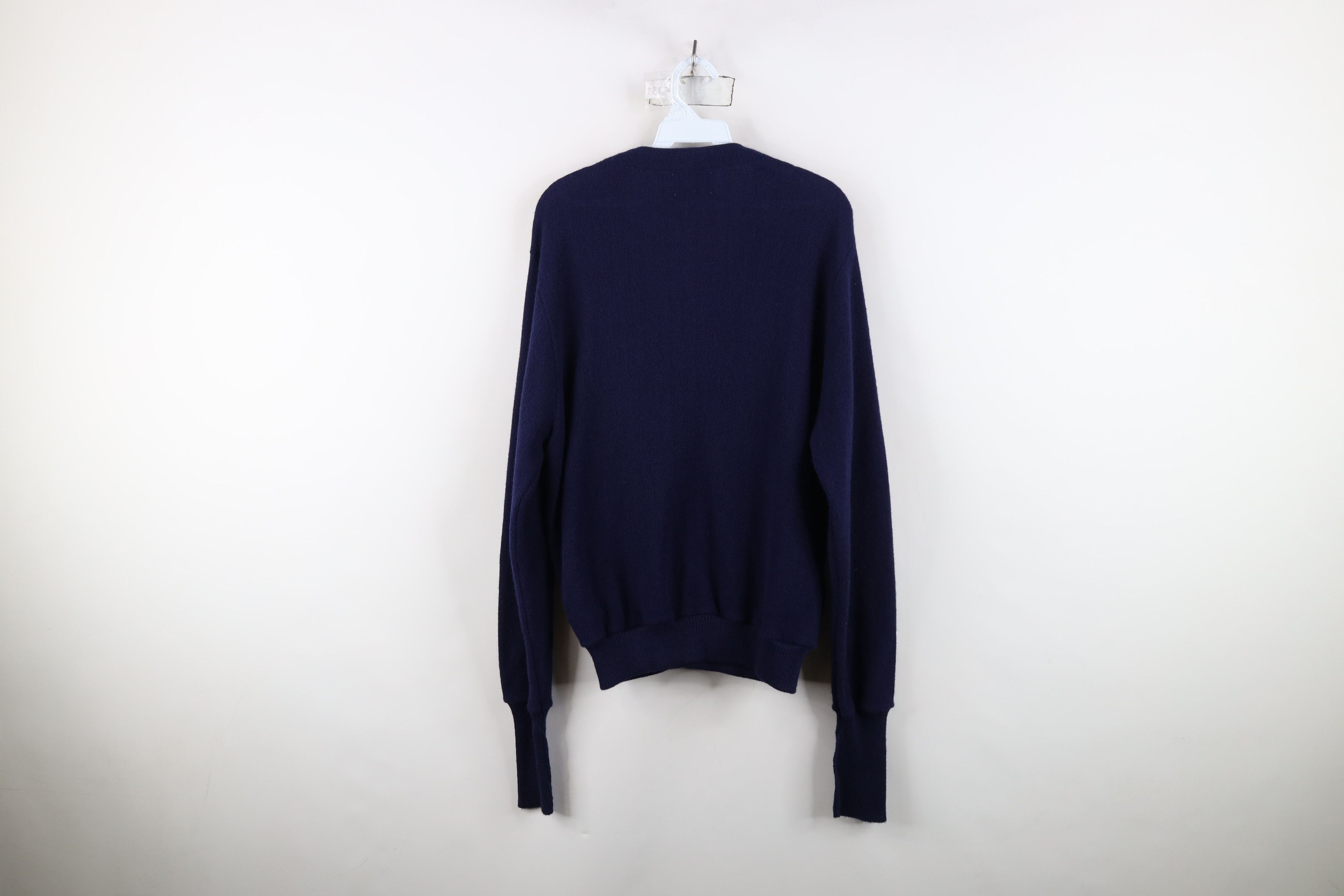 Vintage Vintage 60s 70s Streetwear Cobain Cardigan Sweater Blue US Size XL / US 12-14 / IT 48-50 - 10 Thumbnail
