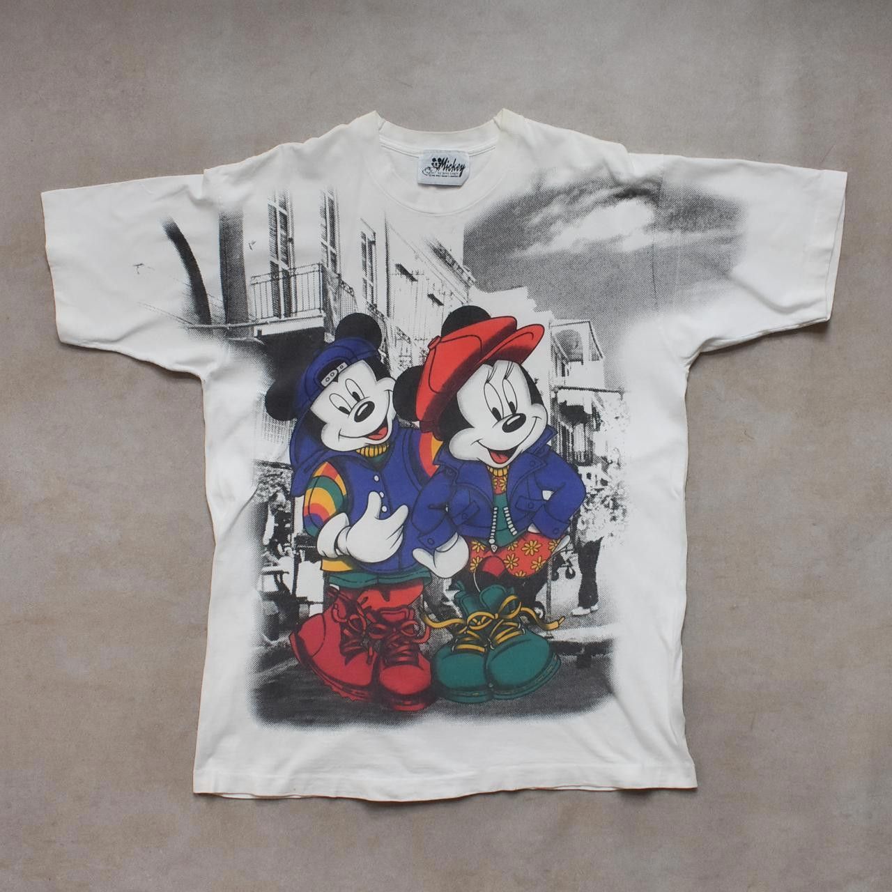 image of Designer Vintage Mickey Mini White, Men's (Size XL)