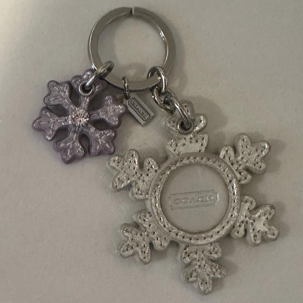 Newest Coach C Crystal charm key chain