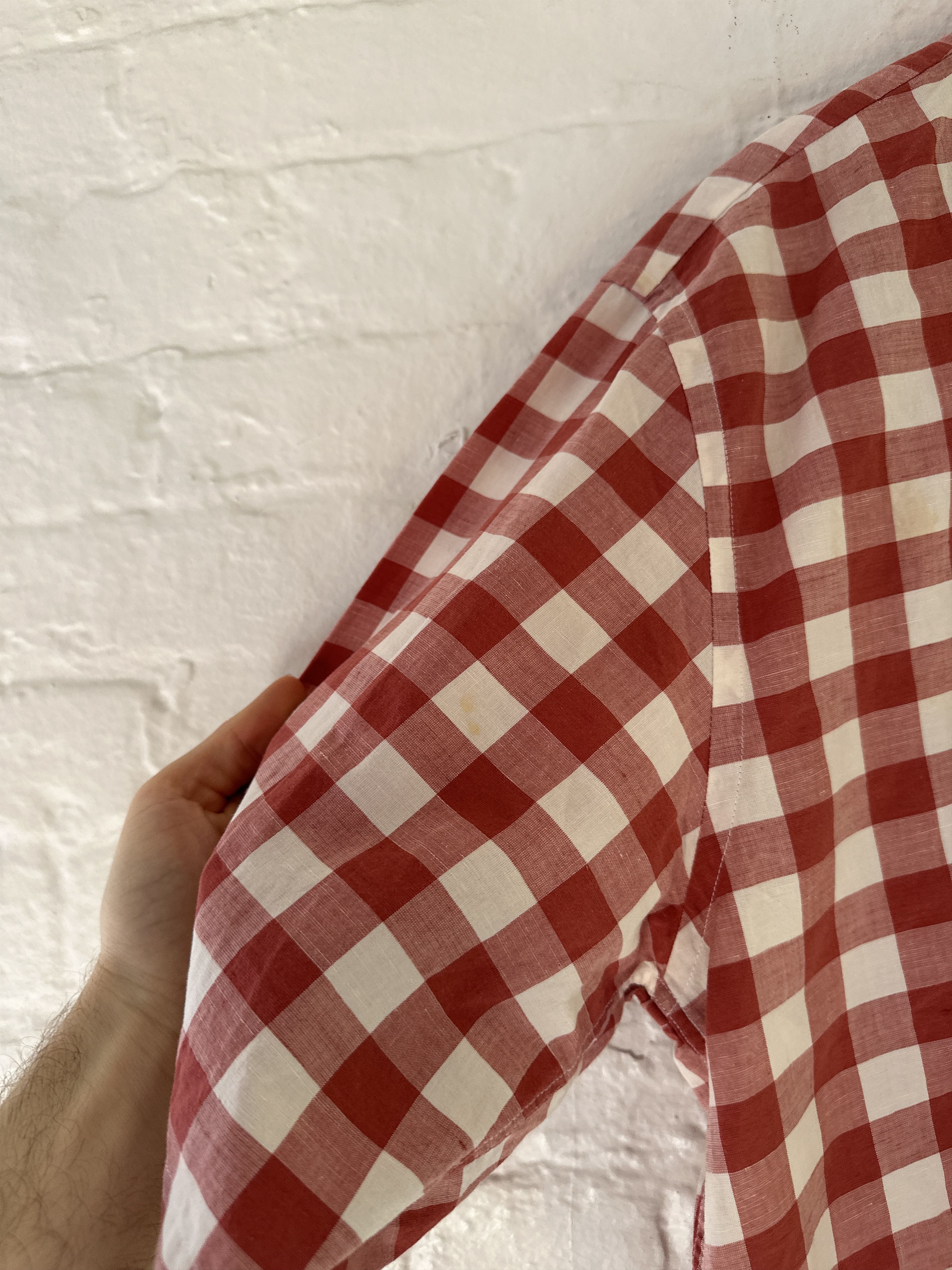 Acne Studios Acne Studios Oversized Checkered Short Sleeve Shirt Size US M / EU 48-50 / 2 - 3 Thumbnail