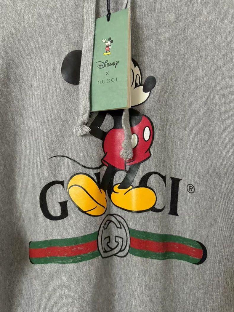 Gucci Gucci Gray Mickey Mouse Hoodie 2501-Nextarrow Size US S / EU 44-46 / 1 - 2 Thumbnail