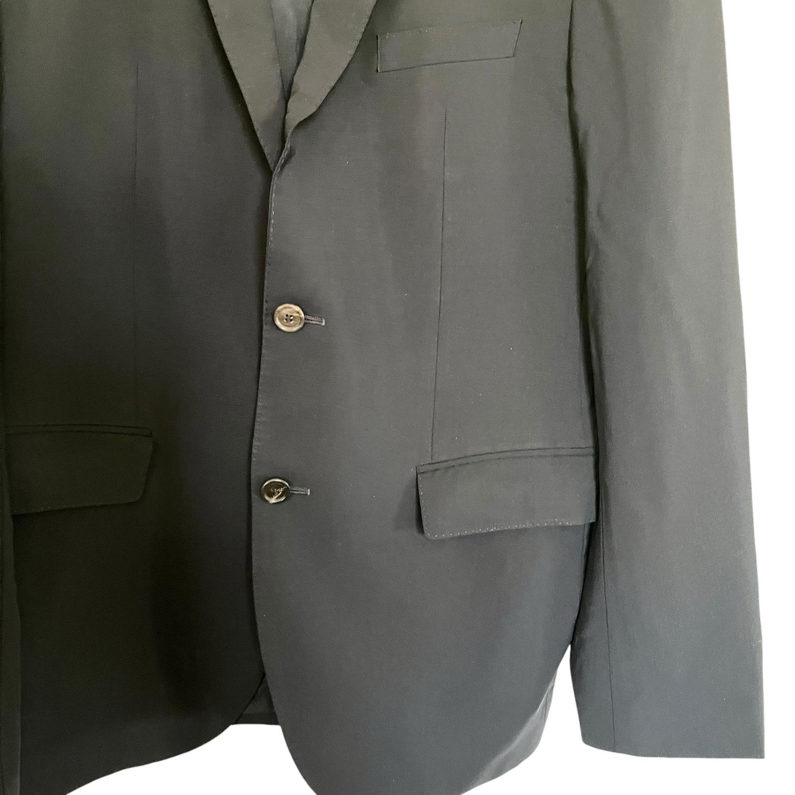 Hugo Boss BOSS Hugo Boss The Jam75/Sharp3 Blue Wool Blazer Jacket 40R Size 40R - 2 Thumbnail