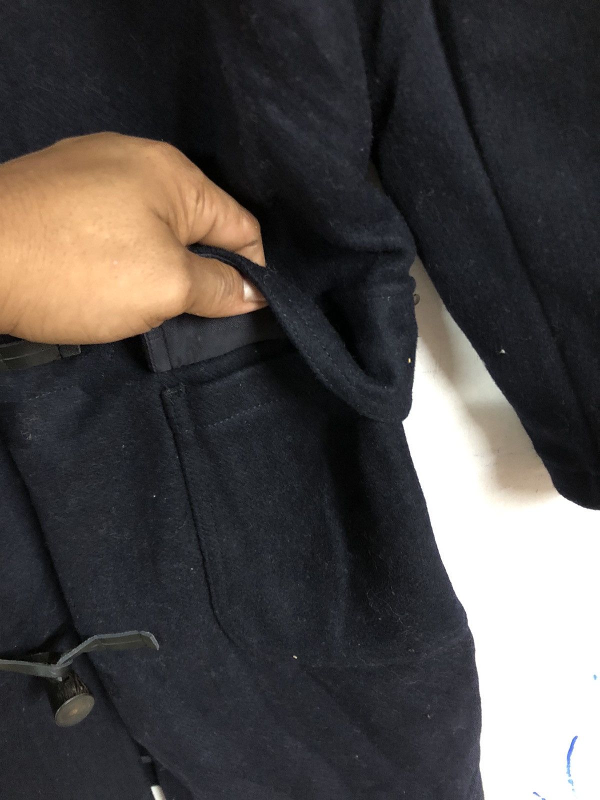 Designer × Japanese Brand × Journal Standard Vintage Y2K Journal Standard Wool Long Jacket Size S / US 4 / IT 40 - 8 Thumbnail