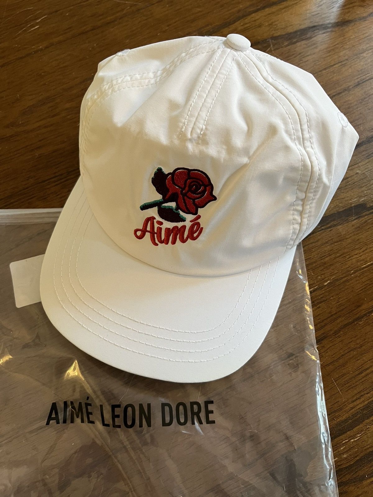 Aime Leon Dore Aime Leon Dore Rose Aime Cap White ALD Size ONE SIZE - 3 Thumbnail
