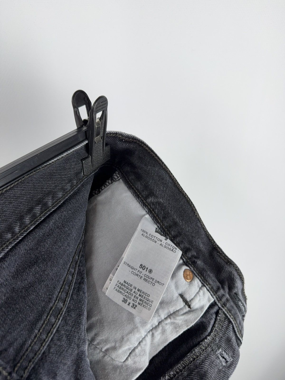 Levi's × Levi's Vintage Clothing × Vintage Vintage Levi’s 501 Black Denim Cutoff Shorts W30 Custom Size 30" / US 8 / IT 44 - 7 Thumbnail