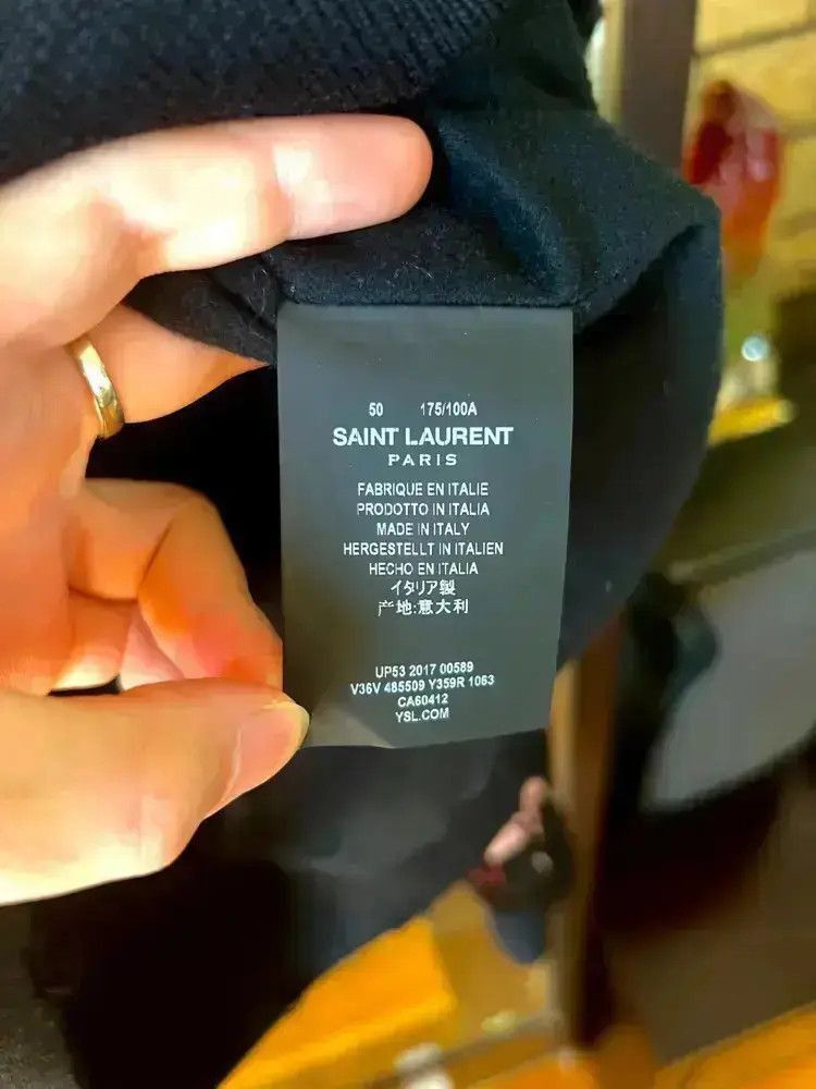 Saint Laurent Paris Sz 5-2507 Size US M / EU 48-50 / 2 - 8 Thumbnail