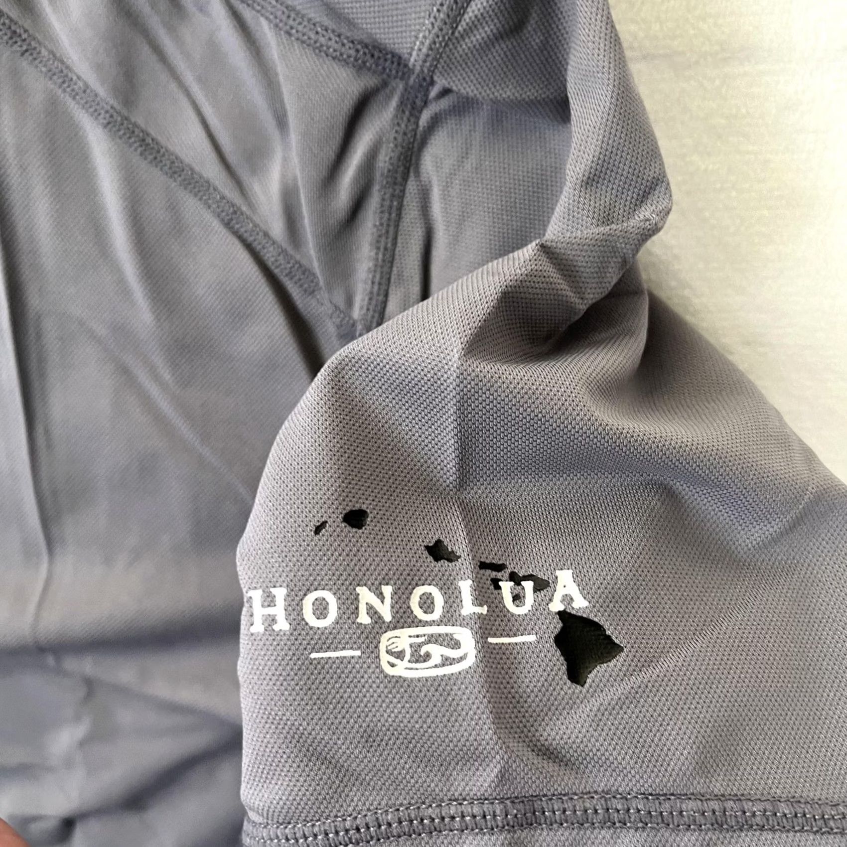Vintage Honolua Surf Co. Polo Shirt Mens Medium Gray UV Protection SPF 30 Size US M / EU 48-50 / 2 - 6 Thumbnail
