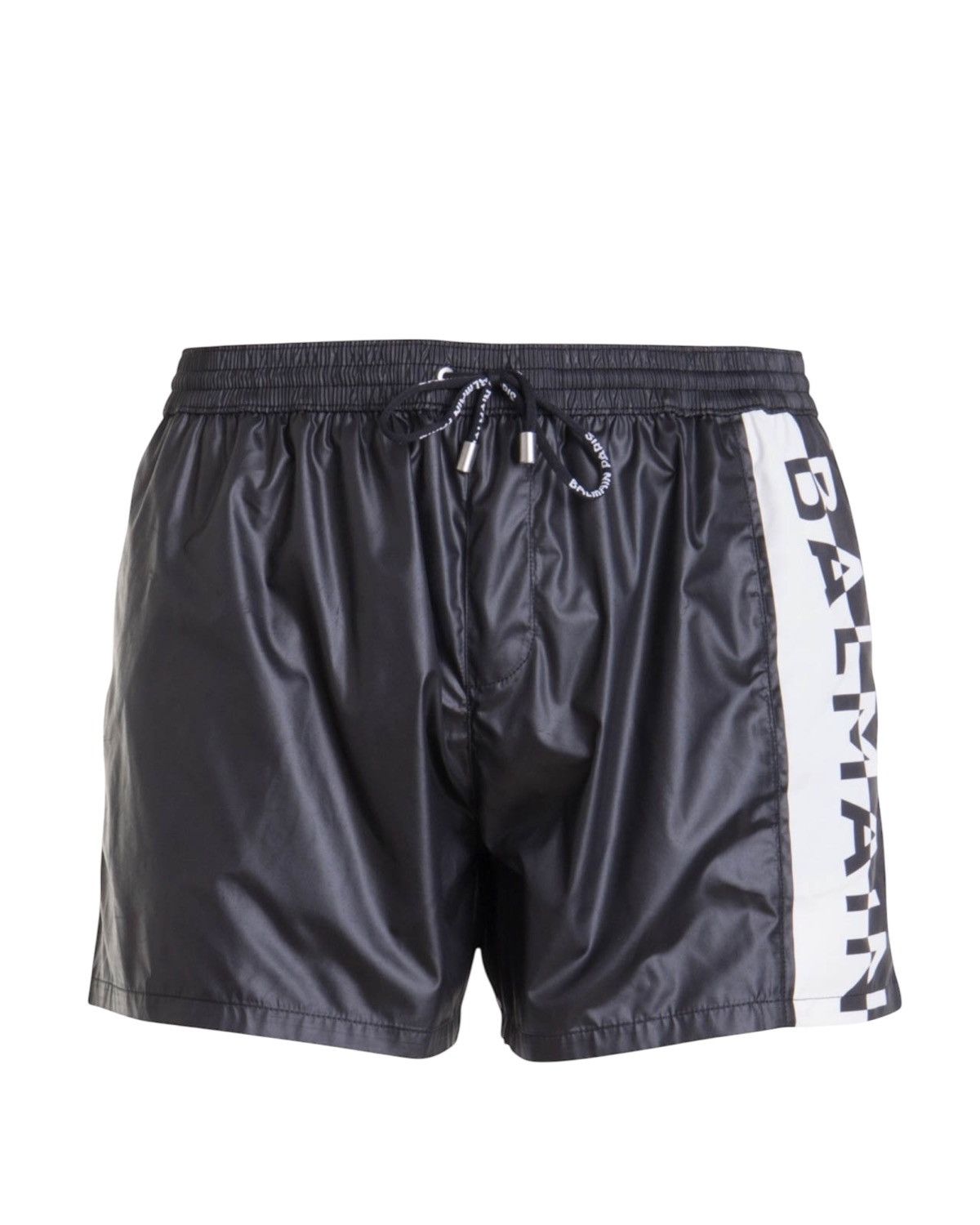 Balmain Balmain Black Logo Stripe Swim Short Size US 26 / EU 42 - 1 Thumbnail