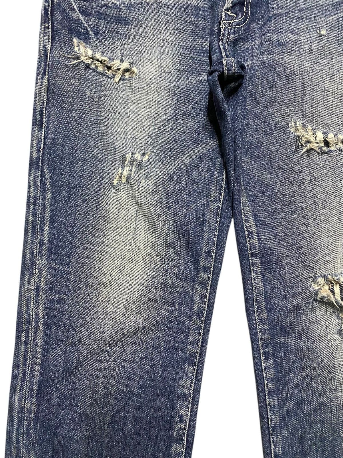 Vintage Vinage Rodeo Crown Japan Distressed Skinny Jeans Size US 30 / EU 46 - 6 Thumbnail