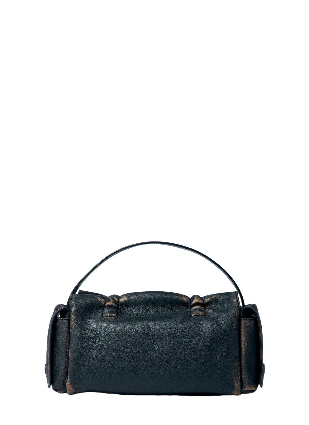 Acne Studios ACNE STUDIOS Multipocket Black Leather Shoulder Bag New Size ONE SIZE - 2 Thumbnail