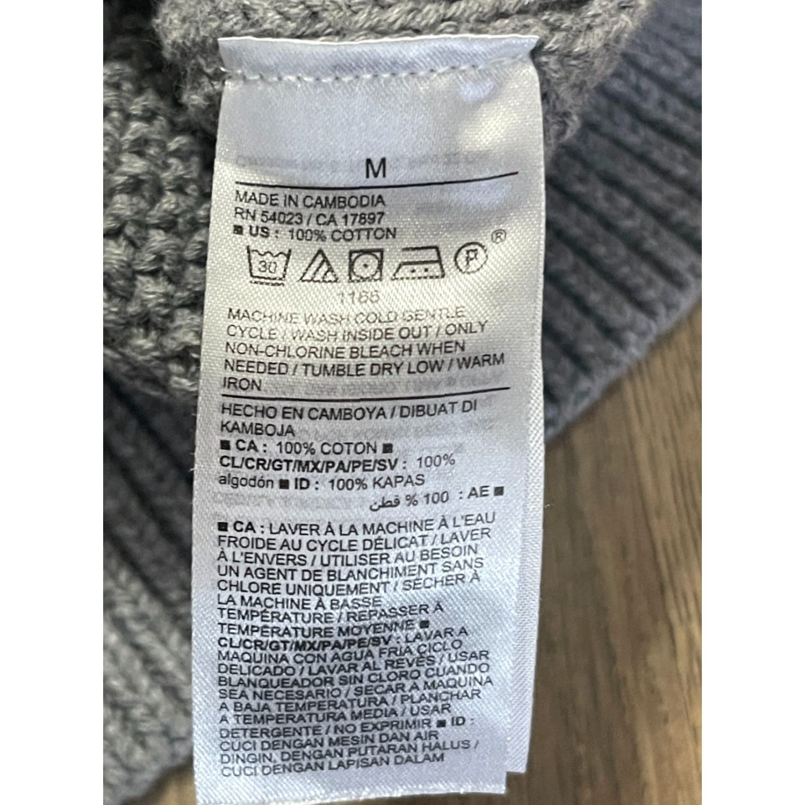 Old Navy Old Navy Sweater Women's M Gray Pullover Tunic Length Crew Neck Long Sleeve Regular Fit Womens Size M / US 6-8 / IT 42-44 - 7 Thumbnail
