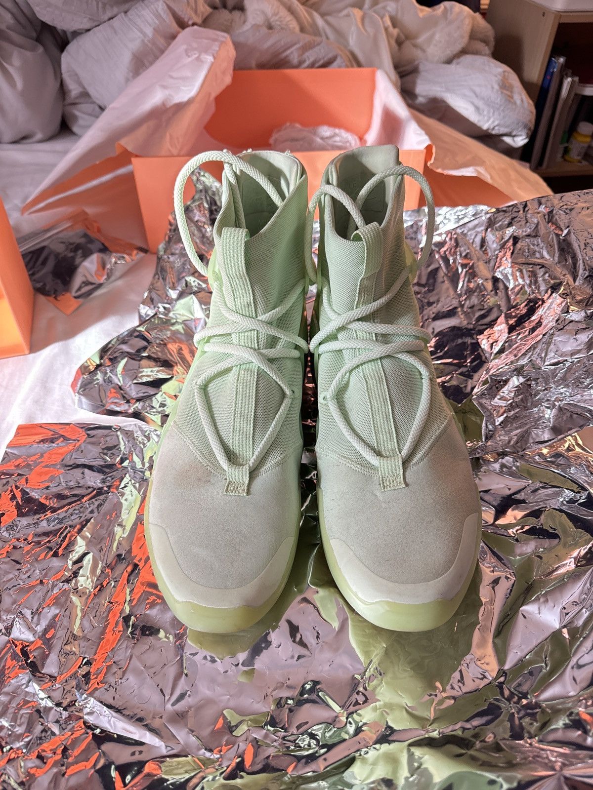 Nike Nike Air Fear Of God 1 “Frosted spruce” Size US 11 / EU 44 - 14 Thumbnail