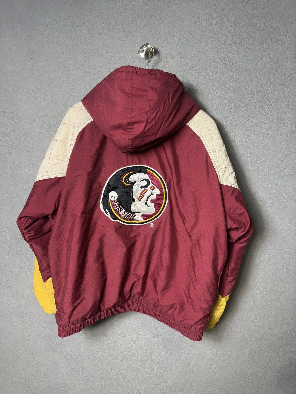 NFL × Starter × Vintage Vtg Men's Starter Florida State Seminoles FSU Full ZipPuffer Size US L / EU 52-54 / 3 - 1 Thumbnail