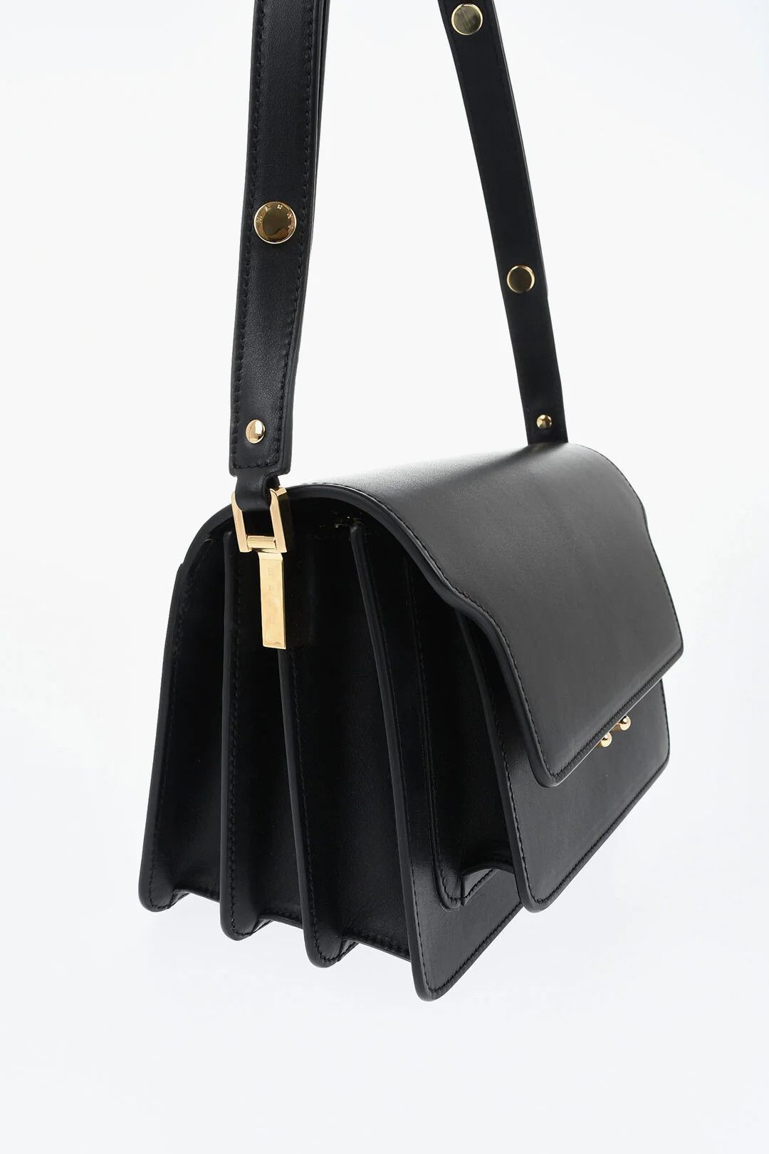 Marni og1mm0326 Size: OS / Leather Shoulder Bag in Black Size ONE SIZE - 3 Thumbnail