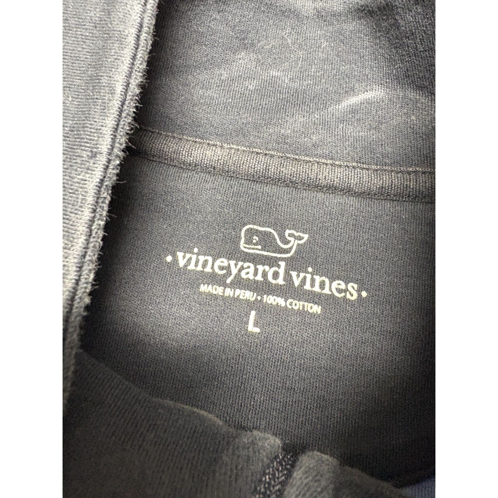 Vineyard Vines Vineyard Vines Rugby Pullover 1/4 Zip Mens Large Blue Stripe Sweater Size US L / EU 52-54 / 3 - 3 Thumbnail