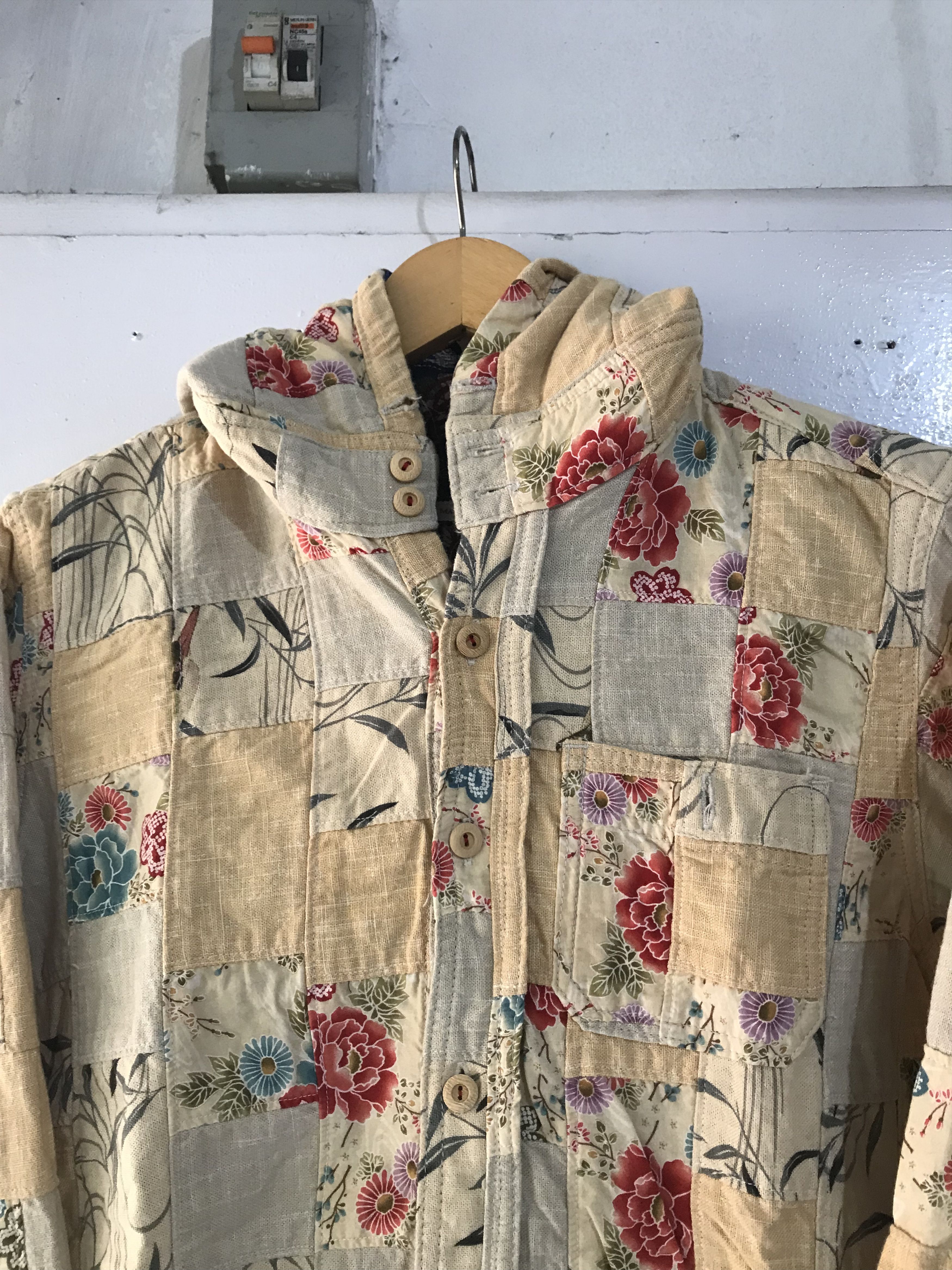 Eternal Vintage Kula by Eternal patchwork hooded shirts Size US M / EU 48-50 / 2 - 2 Thumbnail