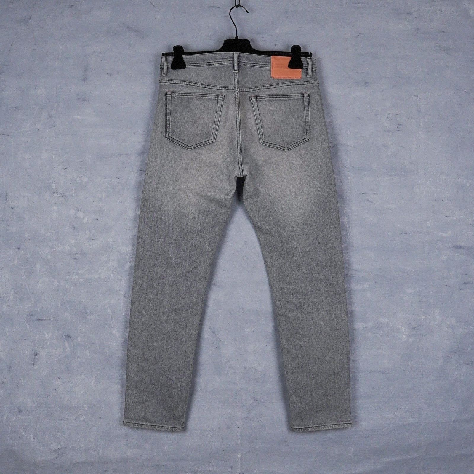 Acne Studios Acne studios river worn gray denim slim fit jeans pants Size US 31 - 3 Thumbnail