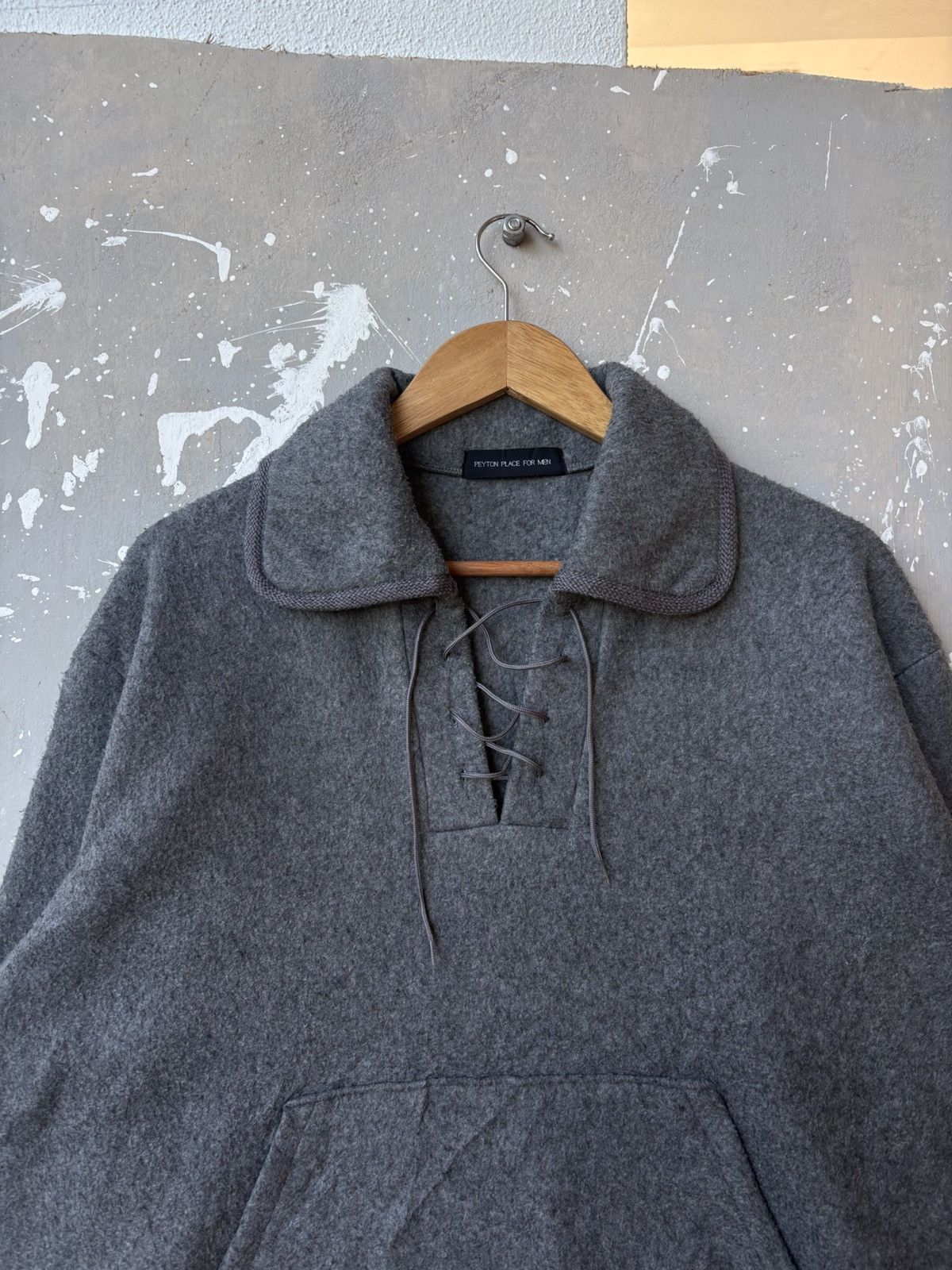 Japanese Brand Super Rare‼️ Vintage PPFM Fleece Pullover Laces Jacket Size US M / EU 48-50 / 2 - 2 Thumbnail