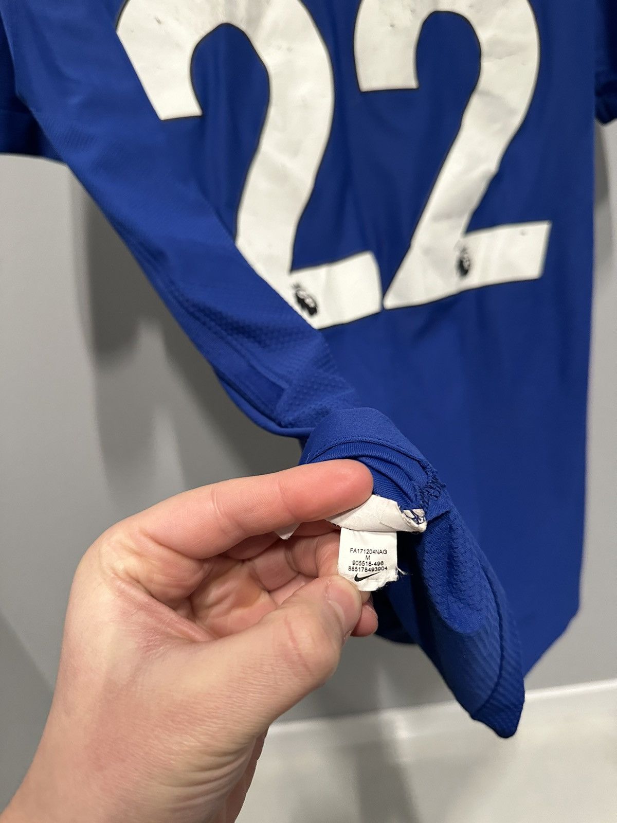 Nike Nike Chelsea Jersey Matchworn #22 Willian Y2K Blockore Size US M / EU 48-50 / 2 - 24 Thumbnail