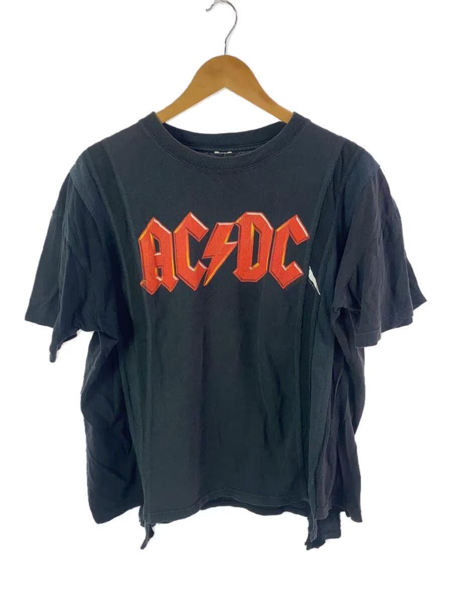 image of Needles Acdc Reconstructed Rebuild Tee in Black, Men's (Size Large)