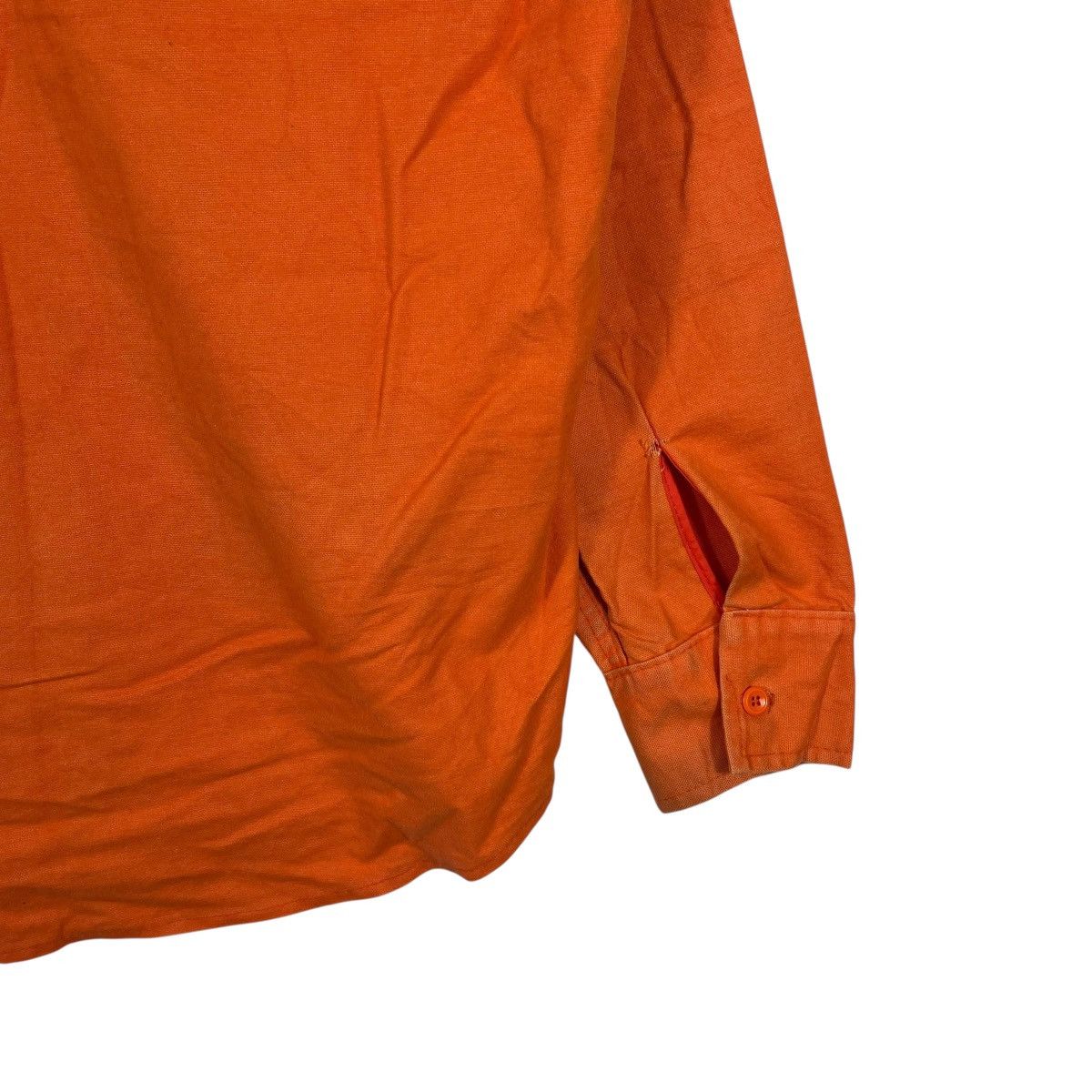 Vintage Vintage Deerskin Heavy Cotton Work Shirt Orange USA Outdoor Size US L / EU 52-54 / 3 - 6 Thumbnail