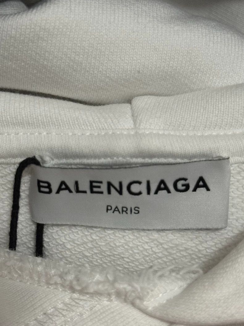 Balenciaga Balenciaga Hat logo hoodie hoodie white Size US XS / EU 42 / 0 - 3 Thumbnail